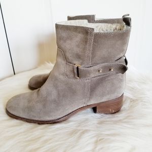 J.Crew Parker Shearling Lined Suede Boots